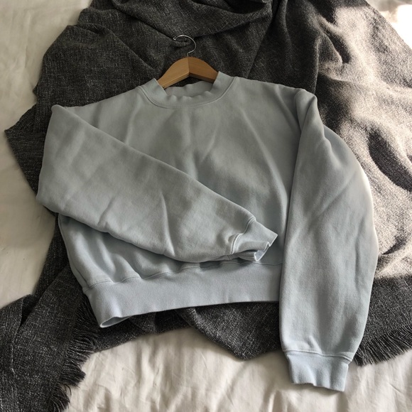 TNA Cozy AF Baby Blue Size Med - Picture 2 of 6